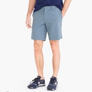 J. Crew Gramercy 9" Inseam Flat Front Shorts Slate Blue  Size 34